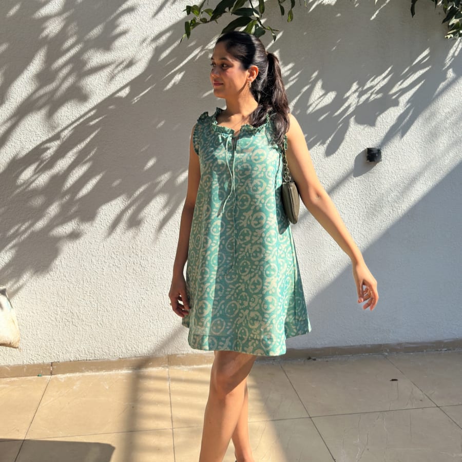 Cotton Mini Dress