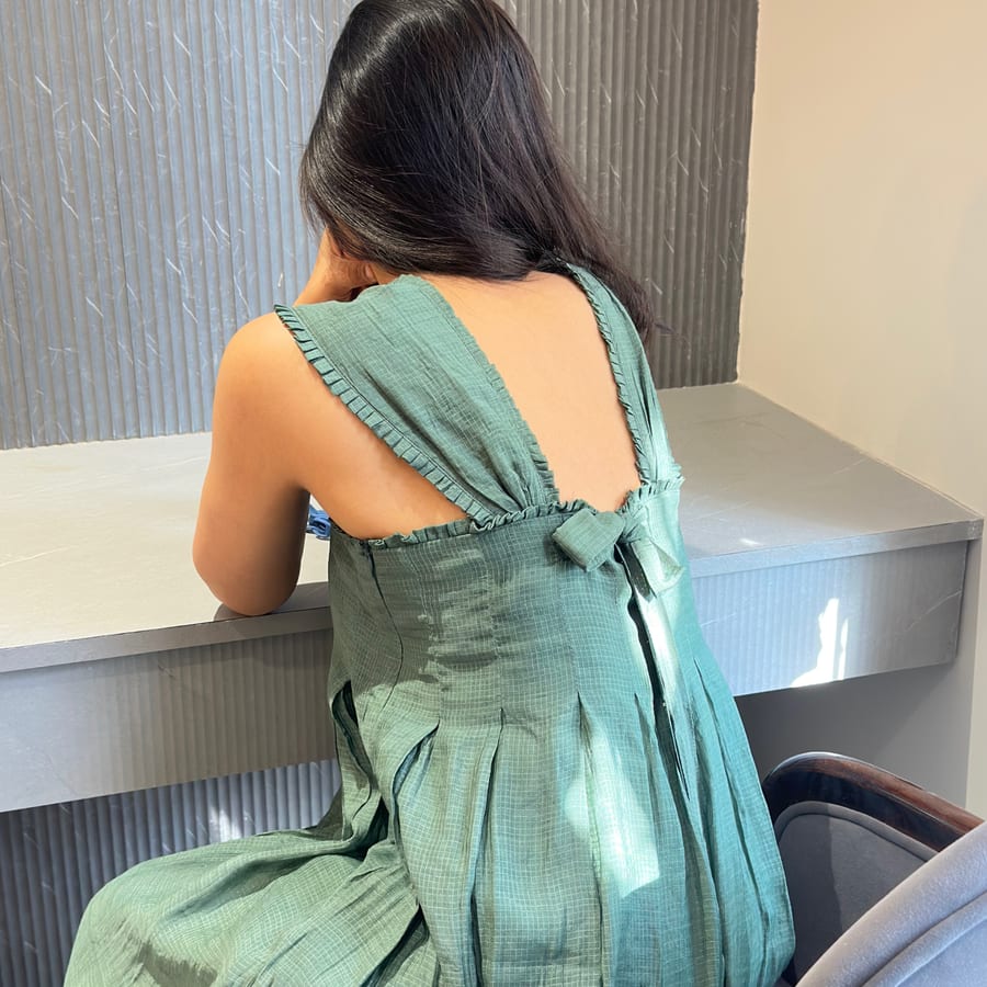 Kota Doria Summer Dress